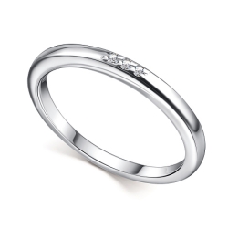 Inel din argint  cu pietre Diamant