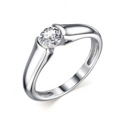 Inel din argint  cu pietre Cubic Zirconia Incolor