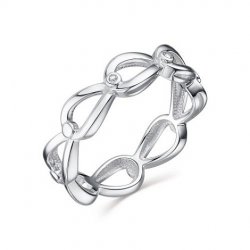 Inel din argint  cu pietre Diamant
