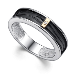 Inel din argint  cu pietre Diamant