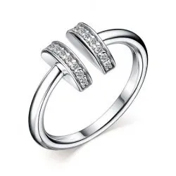 Inel din argint cu Cubic Zirconia Incolor