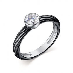 Inel din argint  cu pietre Cubic Zirconia Incolor