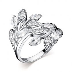 Inel din argint  cu pietre Cubic Zirconia Incolor