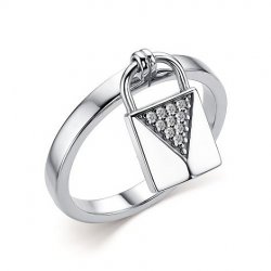 Inel din argint  cu pietre Cubic Zirconia Incolor