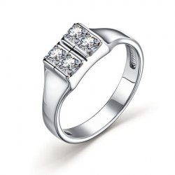 Inel din argint  cu pietre Cubic Zirconia Incolor