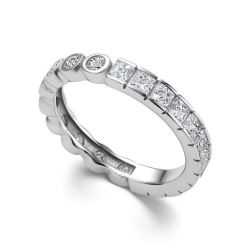 Inel din argint  cu pietre Cubic Zirconia Incolor