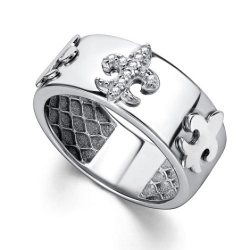 Inel din argint  cu pietre Cubic Zirconia Incolor