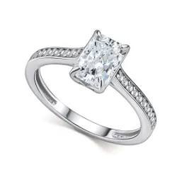 Inel din argint cu Cubic Zirconia Incolor