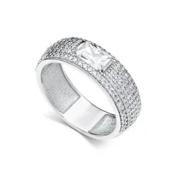 Inel din argint cu Cubic Zirconia Incolor