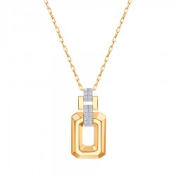 Colier din aur roșu cu pietre Cubic Zirconia Incolor