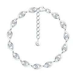 Brățară din argint cu Cubic Zirconia Incolor