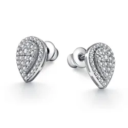 Cercei Pusete din argint cu Cubic Zirconia Incolor