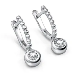 Cercei Suspendați din argint cu Cubic Zirconia Incolor