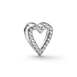 Pandantiv din argint  cu pietre Cubic Zirconia Incolor