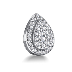 Pandantiv din argint  cu pietre Cubic Zirconia Incolor
