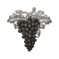 Брошь из серебра без камней