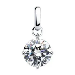 Pandantiv din argint cu Cubic Zirconia Incolor