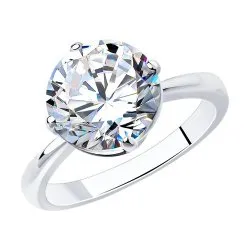 Inel din argint cu Cubic Zirconia Incolor