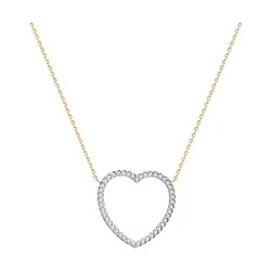 Colier din aur roșu cu Cubic Zirconia Incolor