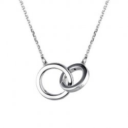 Colier din argint  cu pietre Cubic Zirconia Incolor