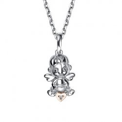 Colier din argint  cu pietre Diamant