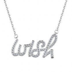 Colier din argint  cu pietre Cubic Zirconia Incolor
