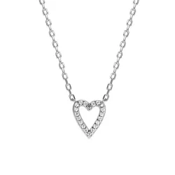 Colier din argint cu Cubic Zirconia Incolor