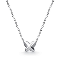 Colier din argint  cu pietre Diamant