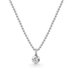 Colier din argint cu Cubic Zirconia Incolor