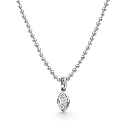 Colier din argint  cu pietre Cubic Zirconia Incolor