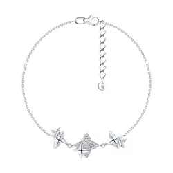 Brățară din argint cu Cubic Zirconia Incolor