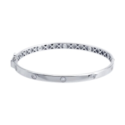 Brățară din argint  cu pietre Cubic Zirconia Incolor