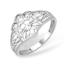 Inel din argint  cu pietre Cubic Zirconia Incolor