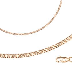 Цепь из красного золота без камней