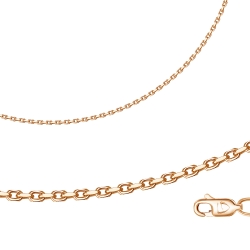 Цепь из красного золота без камней