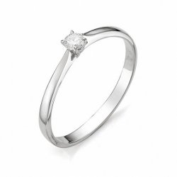 Inel din aur alb cu pietre Diamant