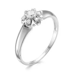 Inel din aur alb cu Diamant