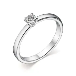 Inel din aur alb cu Diamant