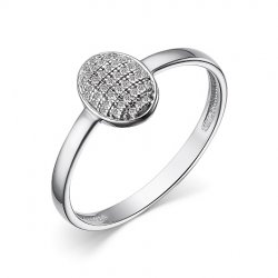 Inel din aur alb cu pietre Diamant