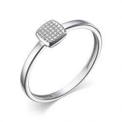 Inel din aur alb cu pietre Diamant