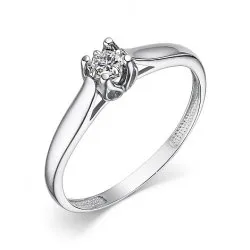 Inel din aur alb cu Diamant