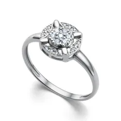 Inel din aur alb cu Diamant