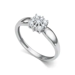 Inel din aur alb cu Diamant
