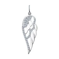 Pandantiv din argint cu Cubic Zirconia Incolor