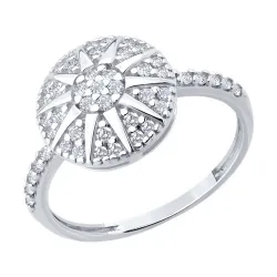 Inel din argint cu Cubic Zirconia Incolor
