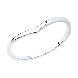 Кольцо из серебра без камней