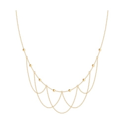 Colier din aur roșu fără pietre