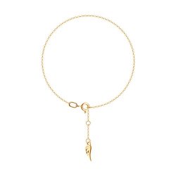 Браслет из красного золота без камней