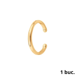 Cercel din aur roșu fără pietre