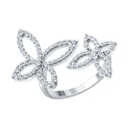 Inel din argint cu Cubic Zirconia Incolor